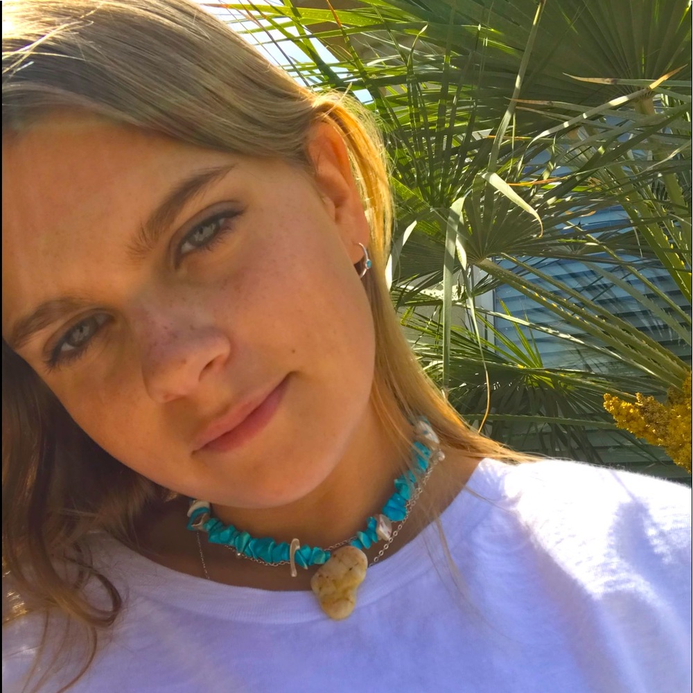 🌺🌿Handmade Rock Necklace🌿🌺 - Picture 8 of 8